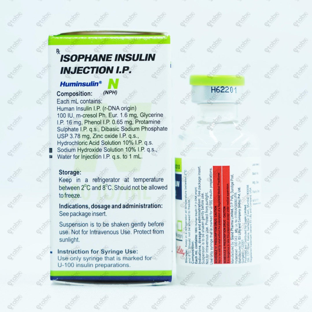 Huminsulin NPH Insulin 100IU Injection