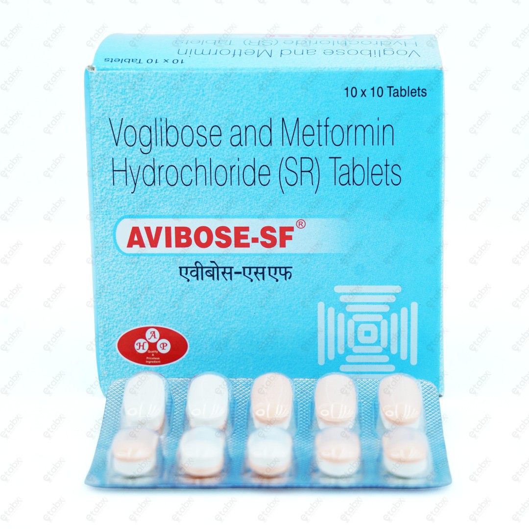 Avibose SF Tablet 10's
