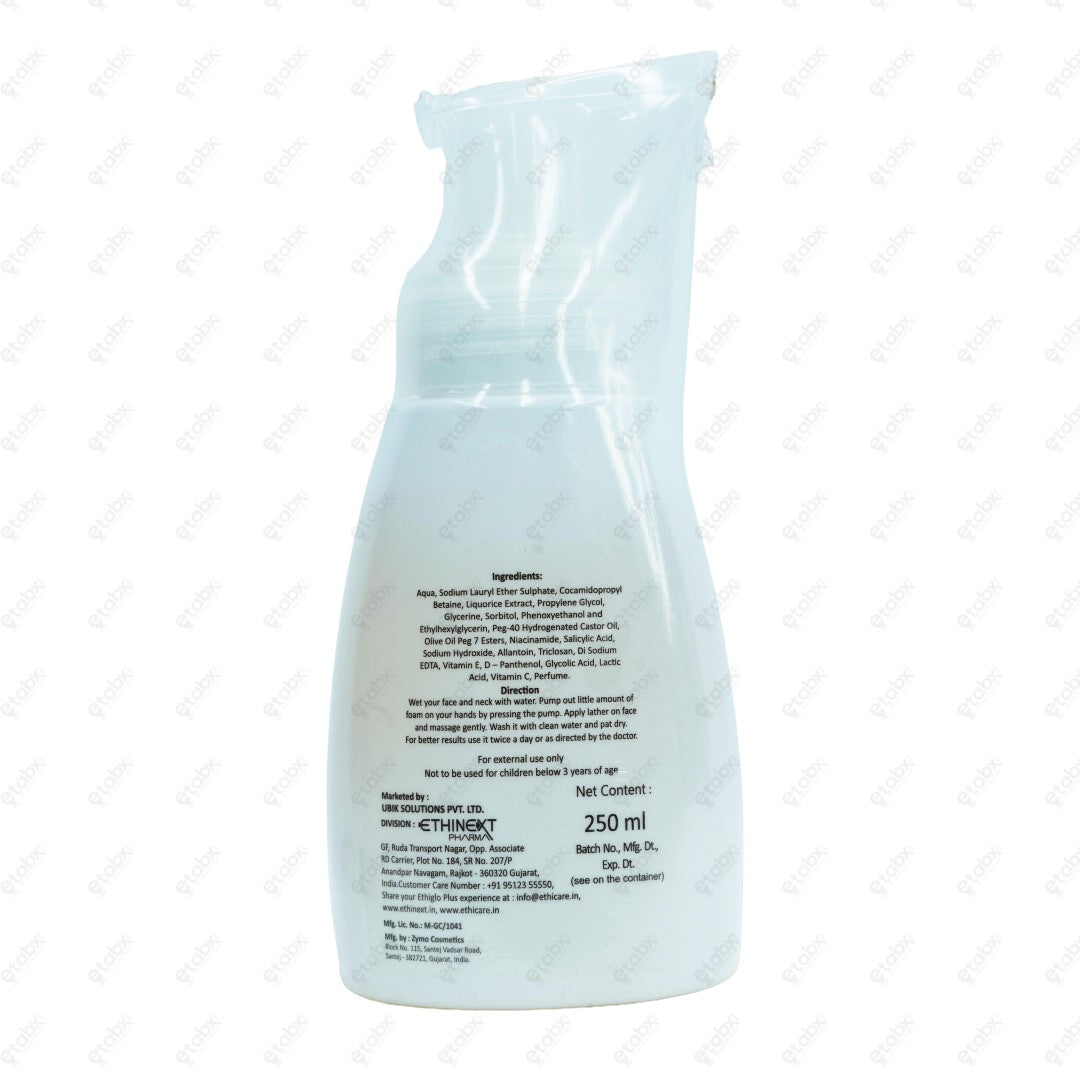 Ethiglo Plus Foaming Facewash 250ML