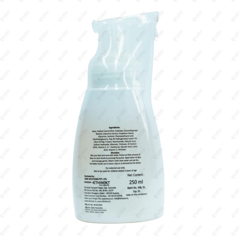 Ethiglo Plus Foaming Facewash 250ML