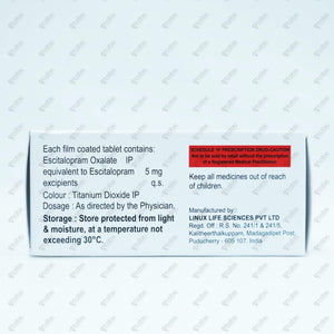 Citalin 5mg Tablet 10's