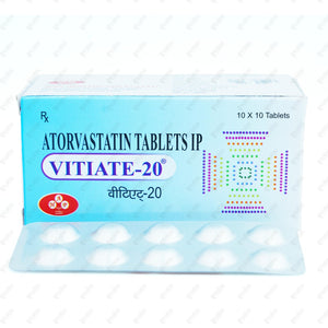 Vitiate 20mg Tablet 10's