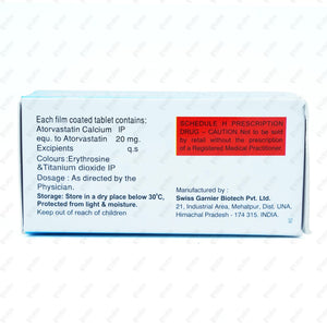 Vitiate 20mg Tablet 10's