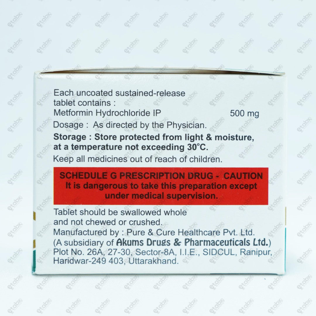 Metgain 500 Tablet 10's
