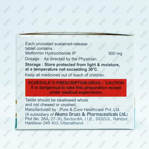 Metgain 500 Tablet 10's