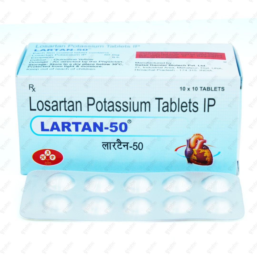 Lartan 50mg Tablet 10s