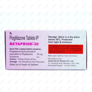 Betapride 30mg Tablet 10's