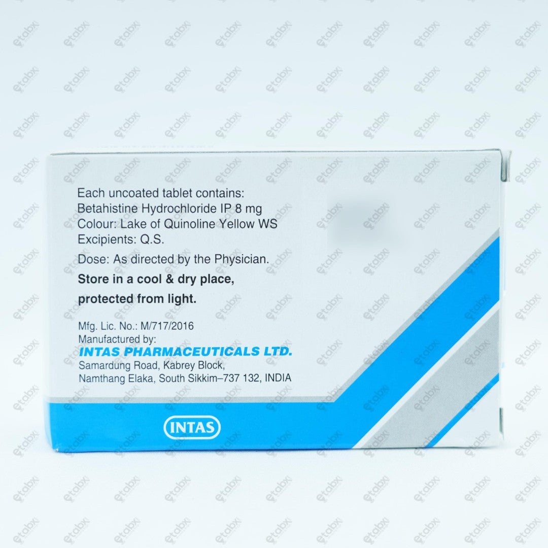 Zevert MD 8mg Tablet 15's