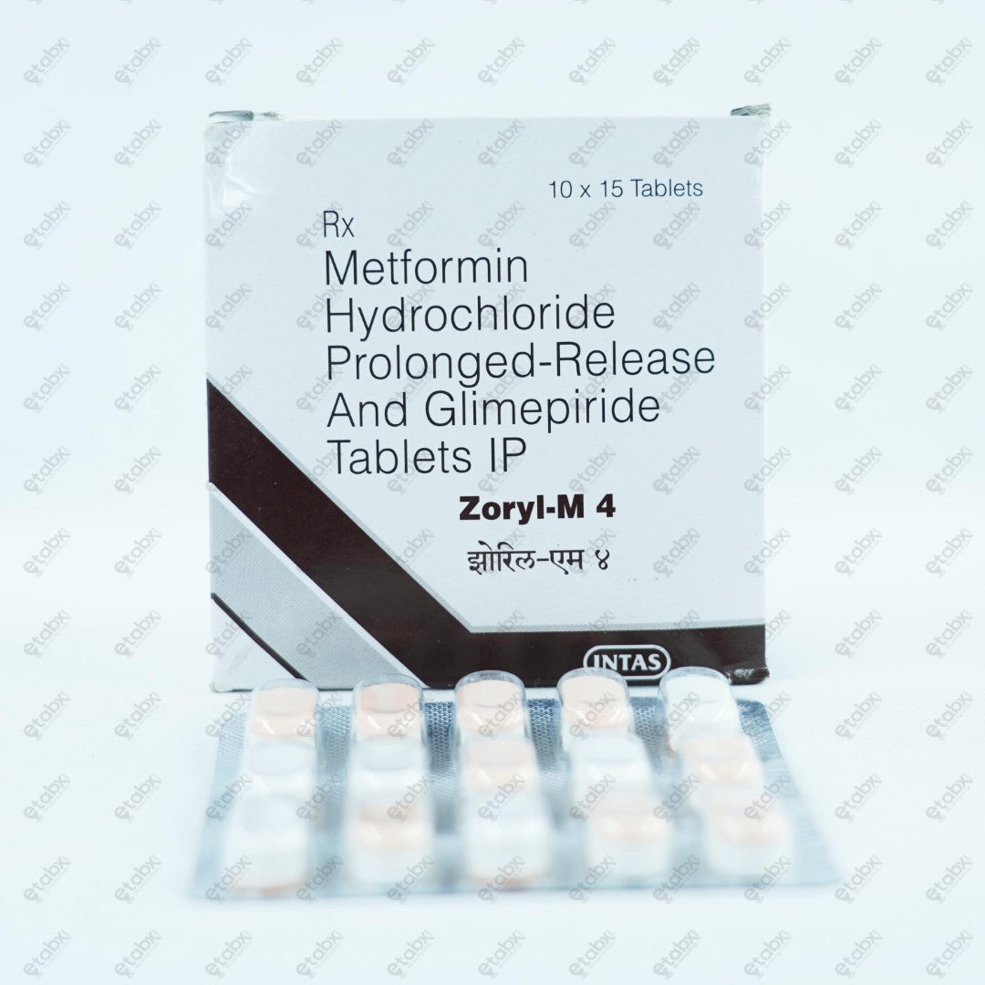 Zoryl M4 Tablet 15's