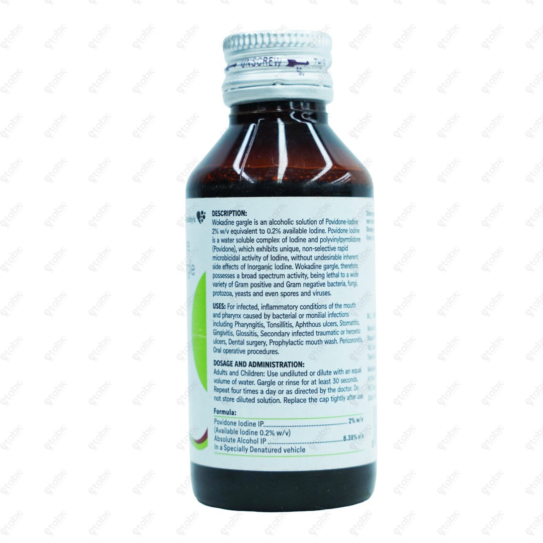 Wokadine Germicide Gargle 2% 100ml
