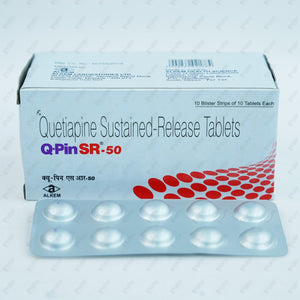Q Pin SR 50mg Tablet 10's
