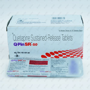Q Pin SR 50mg Tablet 10's