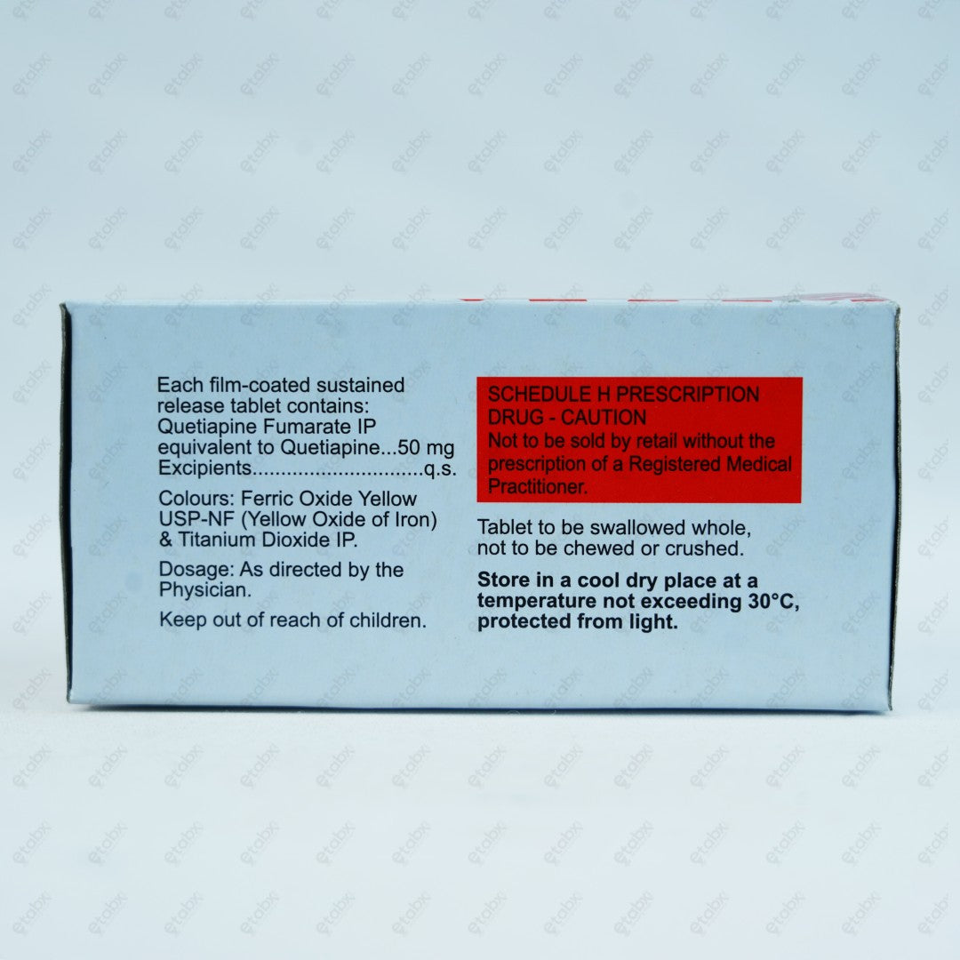 Q Pin SR 50mg Tablet 10's