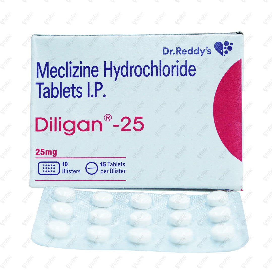 Diligan 25mg Tablet 15's