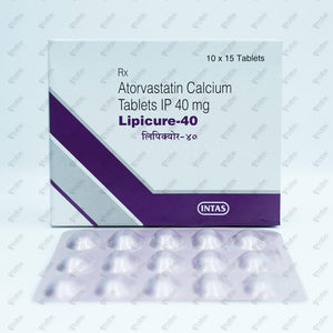 Lipicure 40mg Tablet 15s