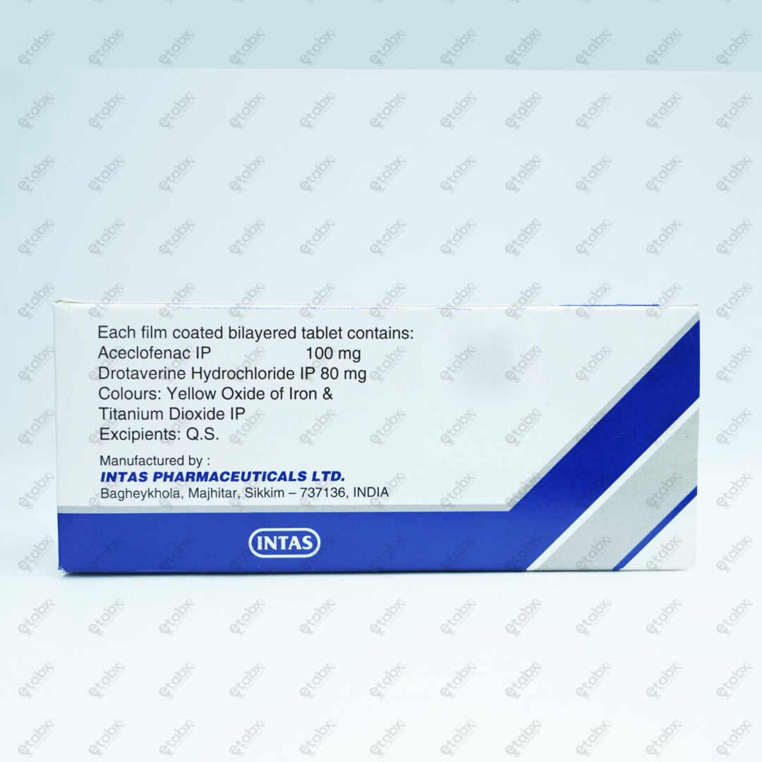 Hifenac Spas Tablets 10's