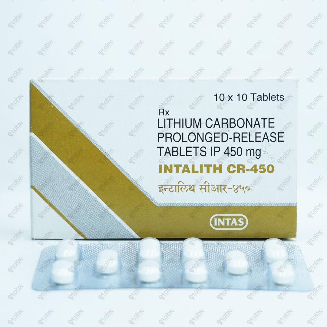 Intalith 450 CR Tablets 10's