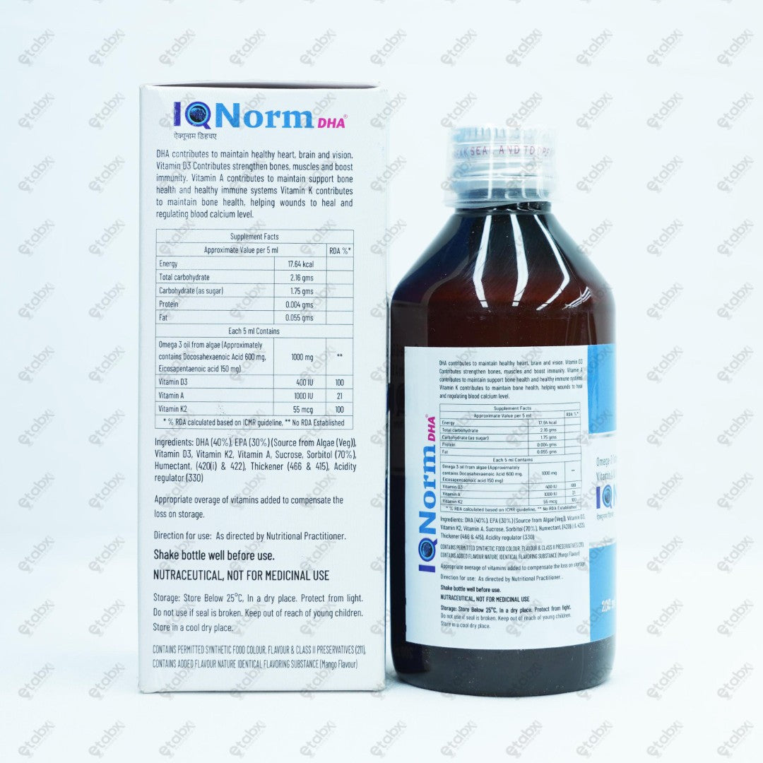 IQNorm DHA Syrup 200ml