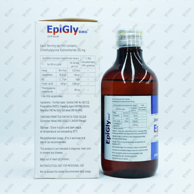 Epigly DMG Syrup 200ml