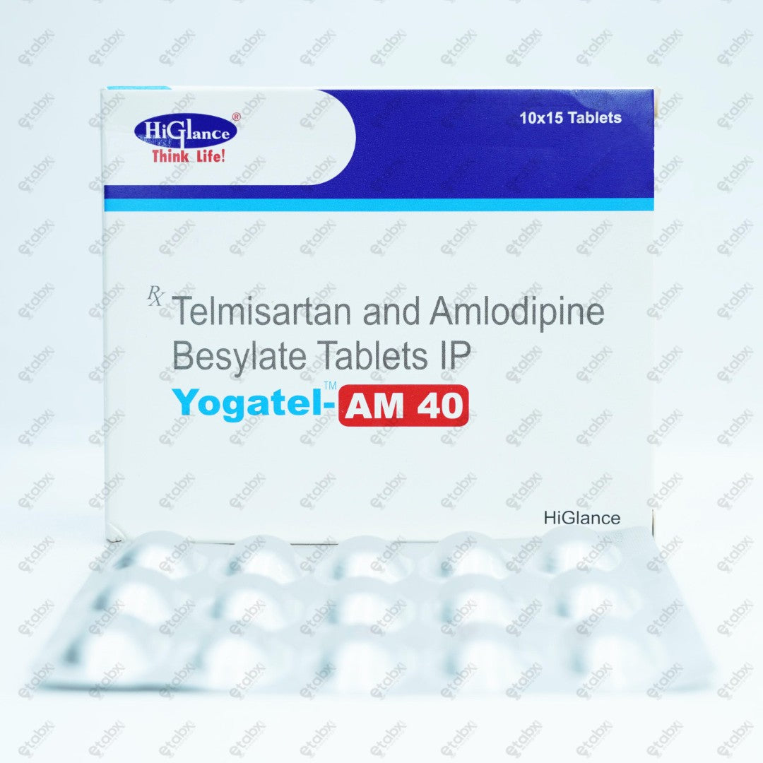 Yogatel AM 40mg Tablet 15's