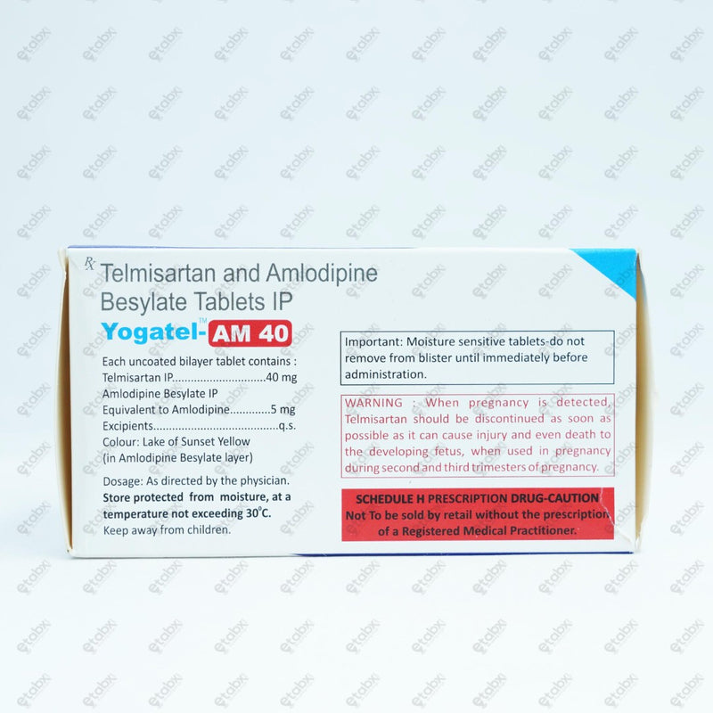 Yogatel AM 40mg Tablet 15's