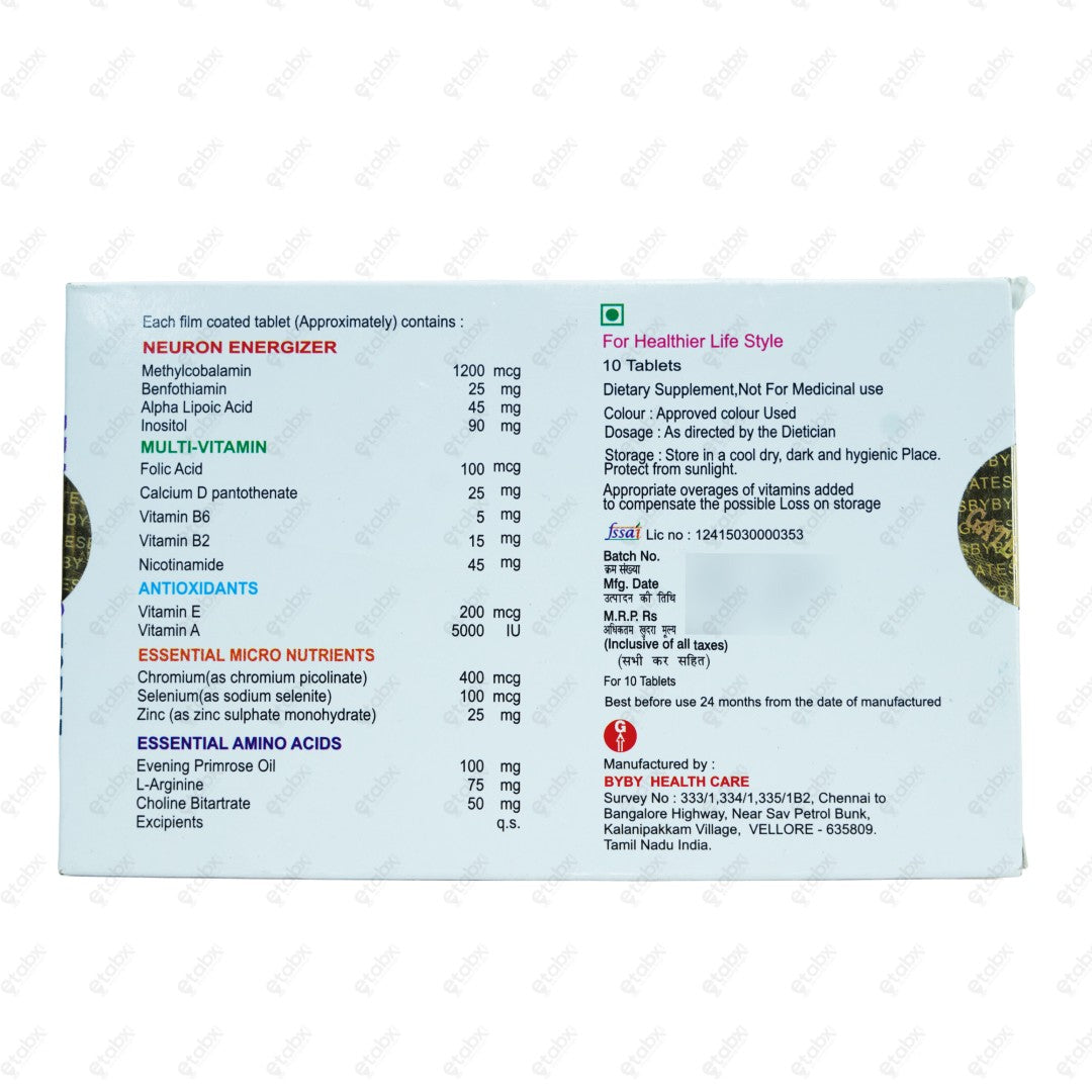 Braingates Forte Tablet 10's