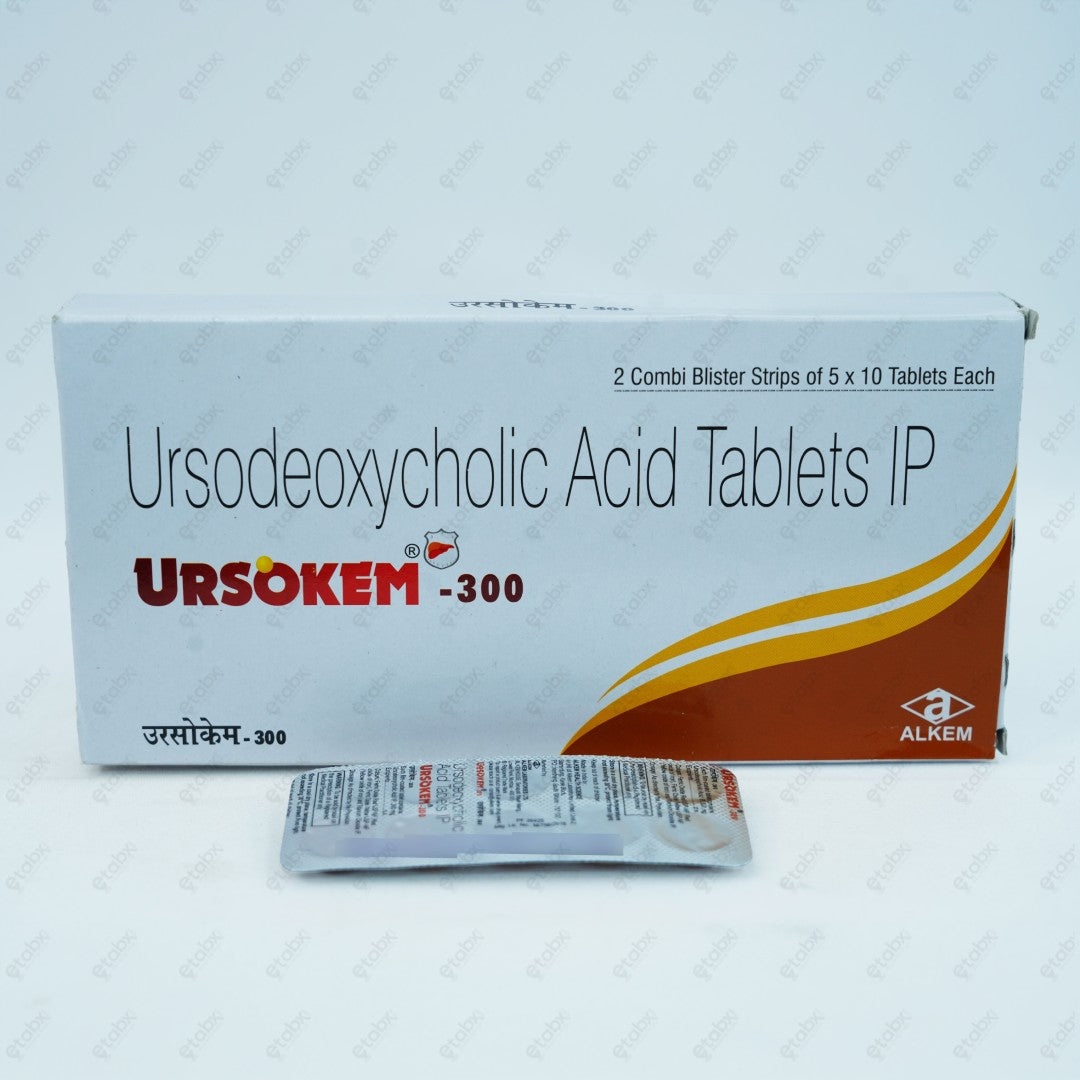 Ursokem 300mg Tablet 10's
