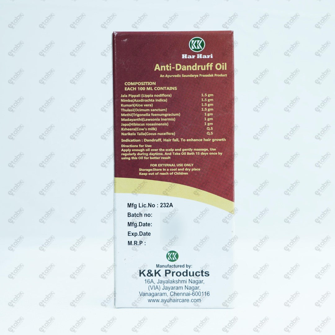 Har Hari Anti Dandruff Oil 100ml