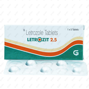 Letrozit 2.5mg Tablet 5s