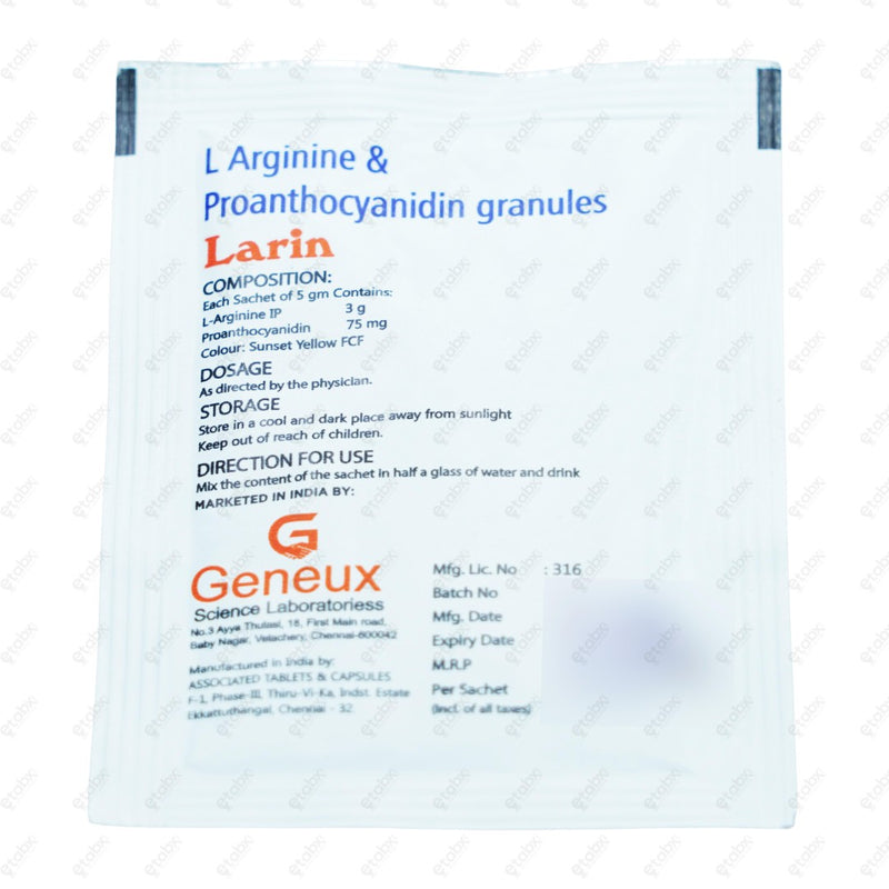 Larin Sachet 1's