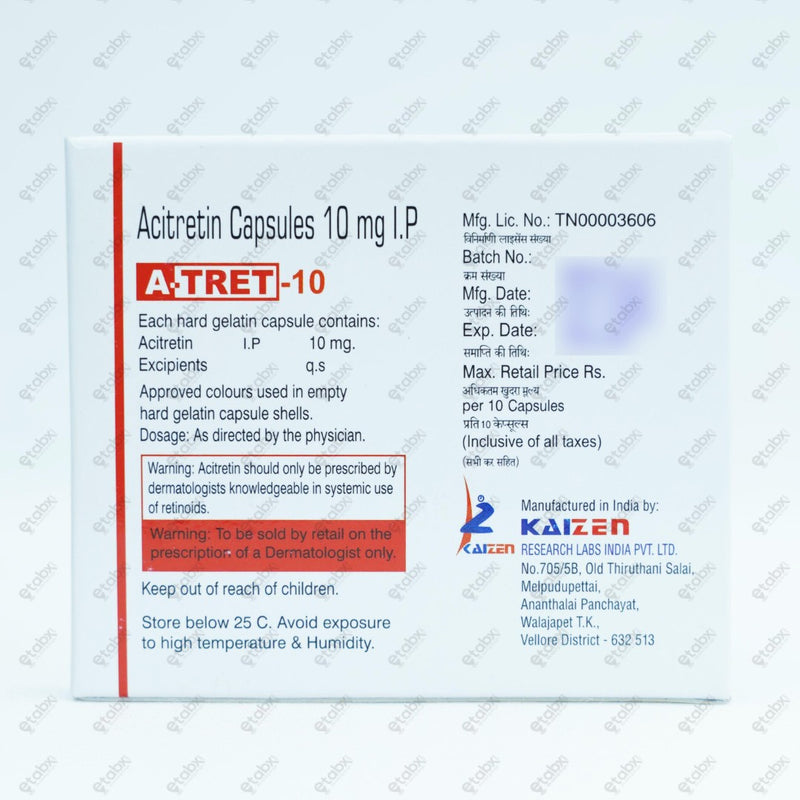 A-Tret 10mg Capsule 10's
