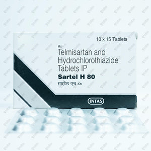 Sartel H 80mg Tablet 15's