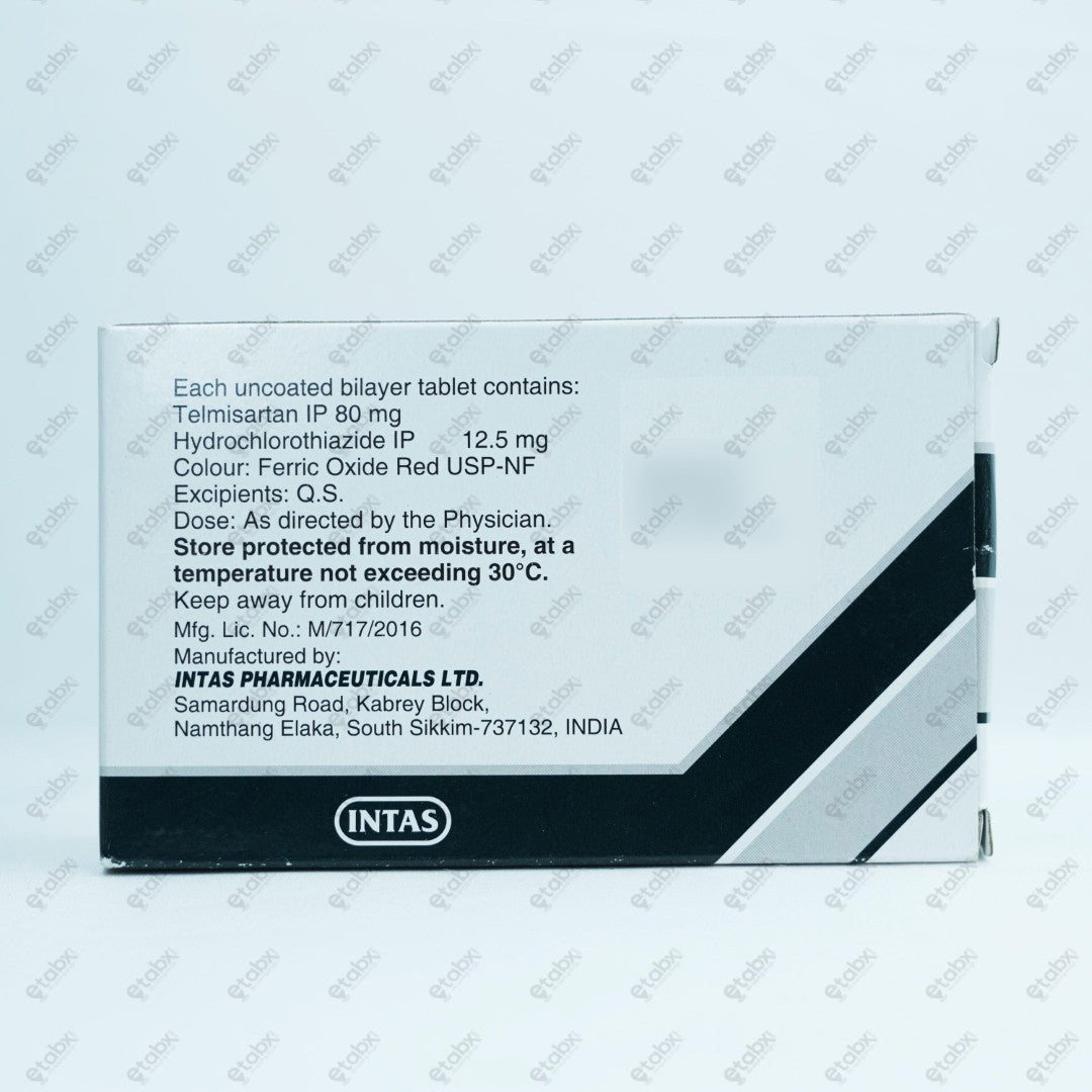 Sartel H 80mg Tablet 15's