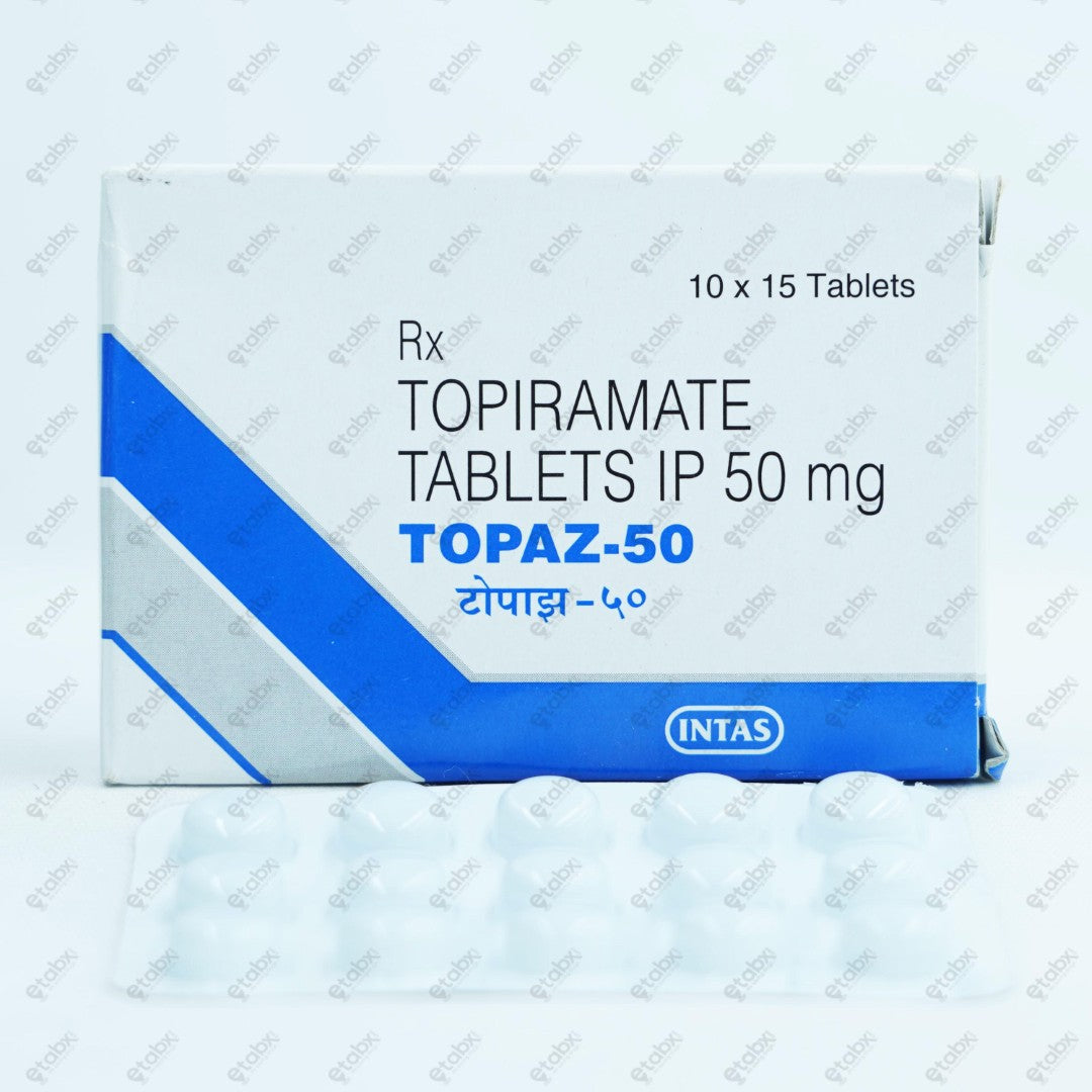 Topaz 50mg Tablets 15's