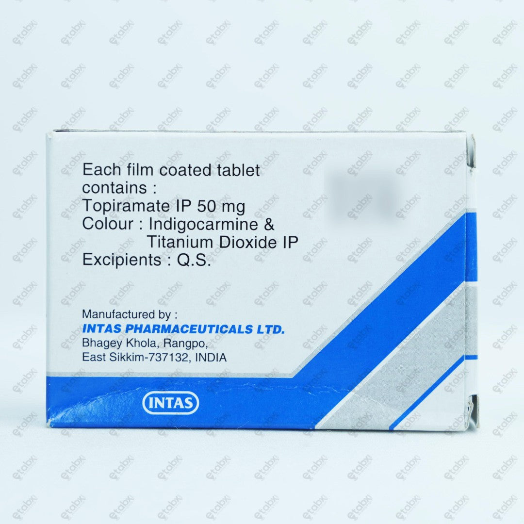Topaz 50mg Tablets 15's