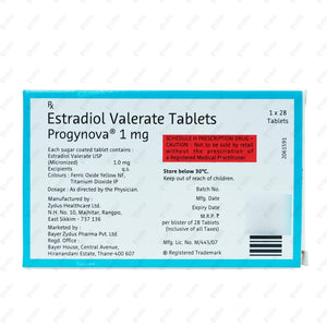 Progynova 1mg Tablet 28's