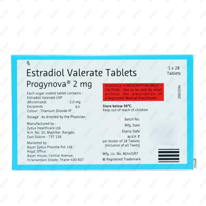 Progynova 2mg Tablet 28's