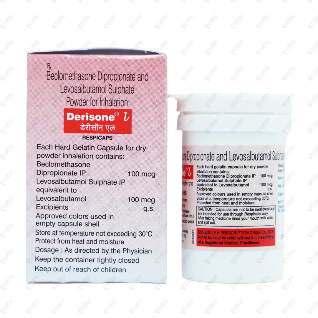 Derisone L Respicaps Capsules 30's