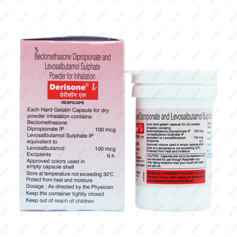Derisone L Respicaps Capsules 30's