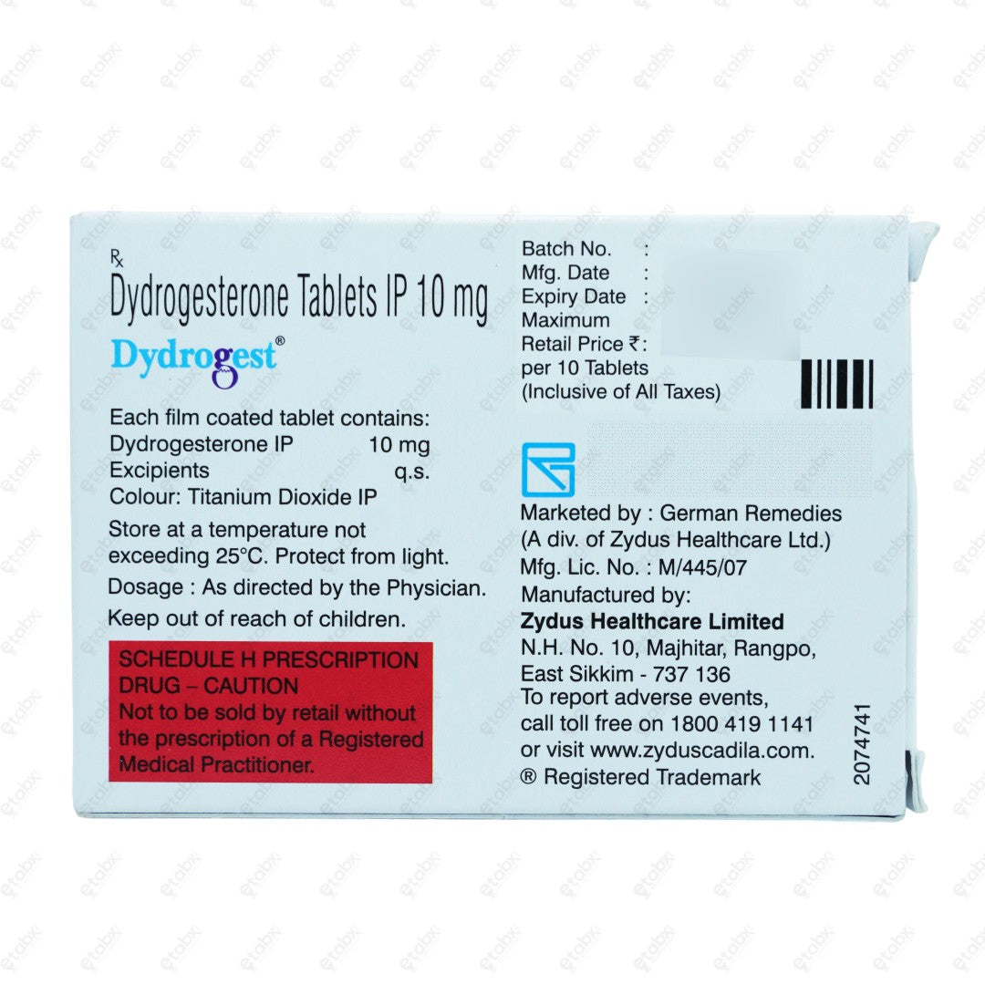 DYDROGEST 10mg Tablet