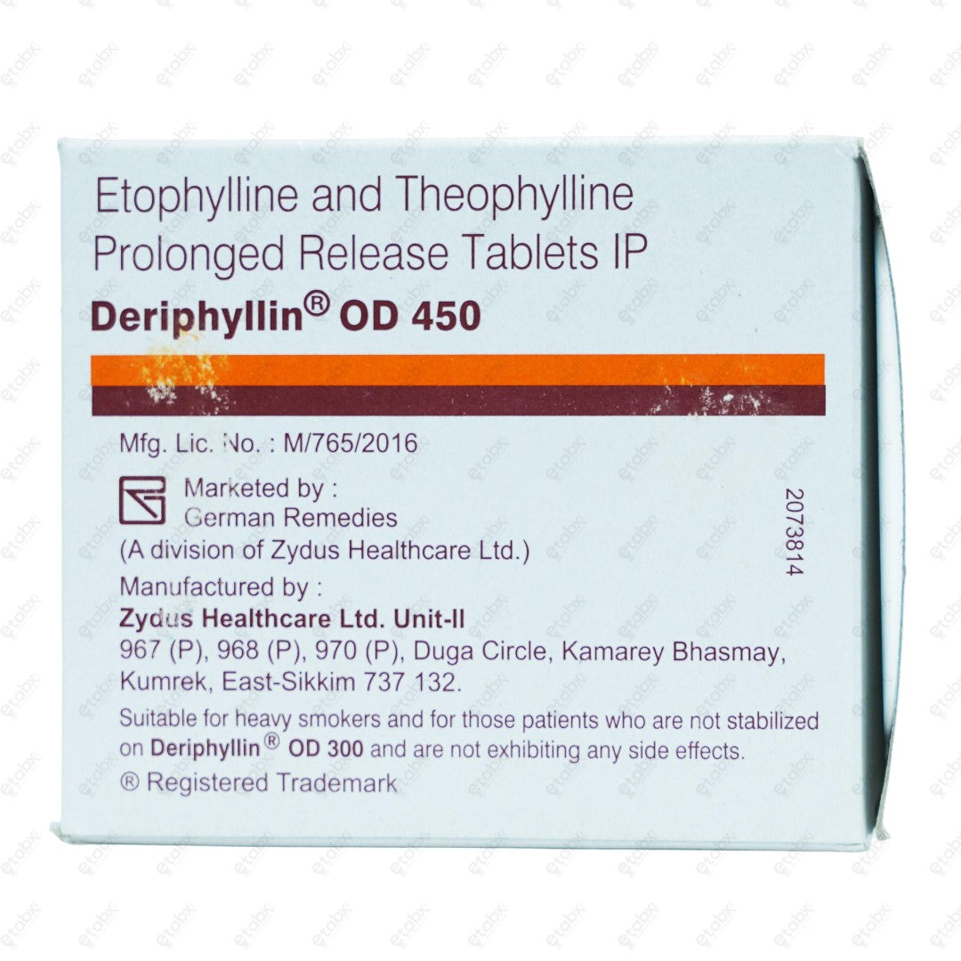 Deriphylin OD 450mg Tablet 15s