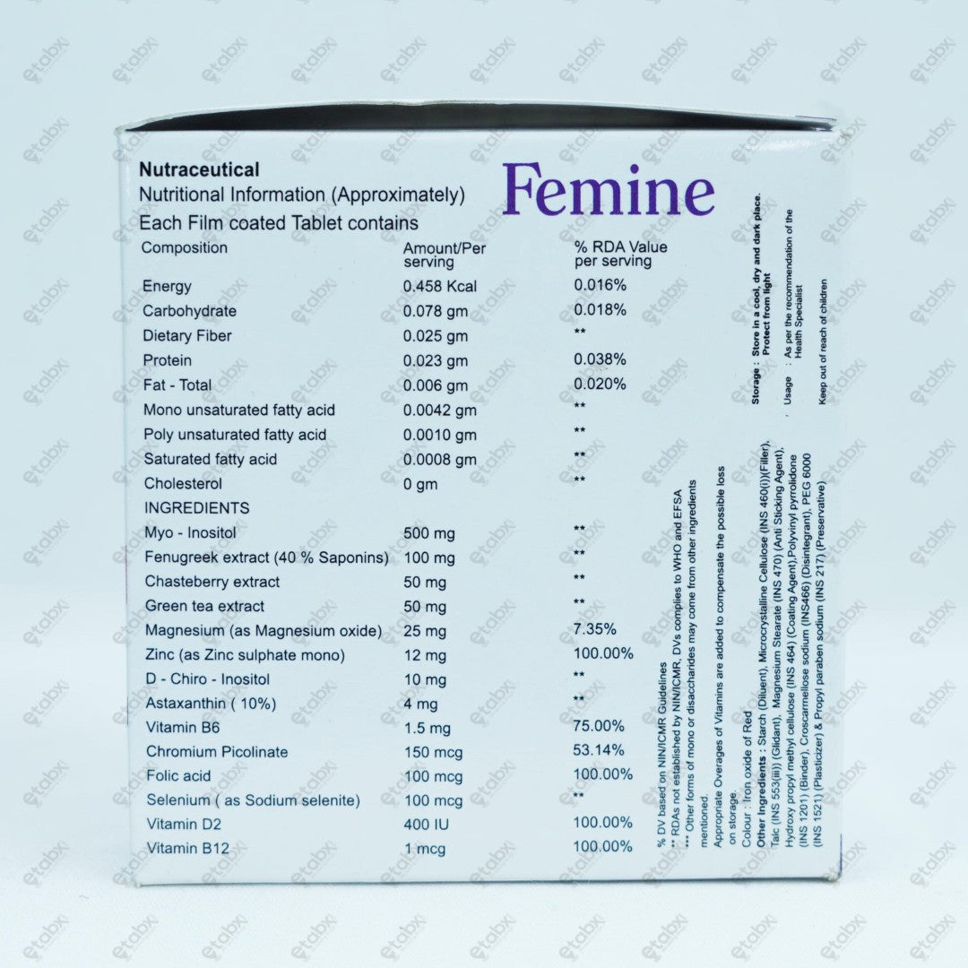 Femine Tablet 10's