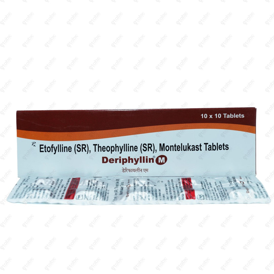 Deriphyllin M Tablets 10's