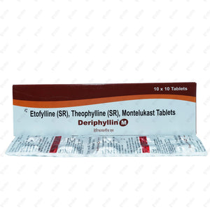 Deriphyllin M Tablets 10's