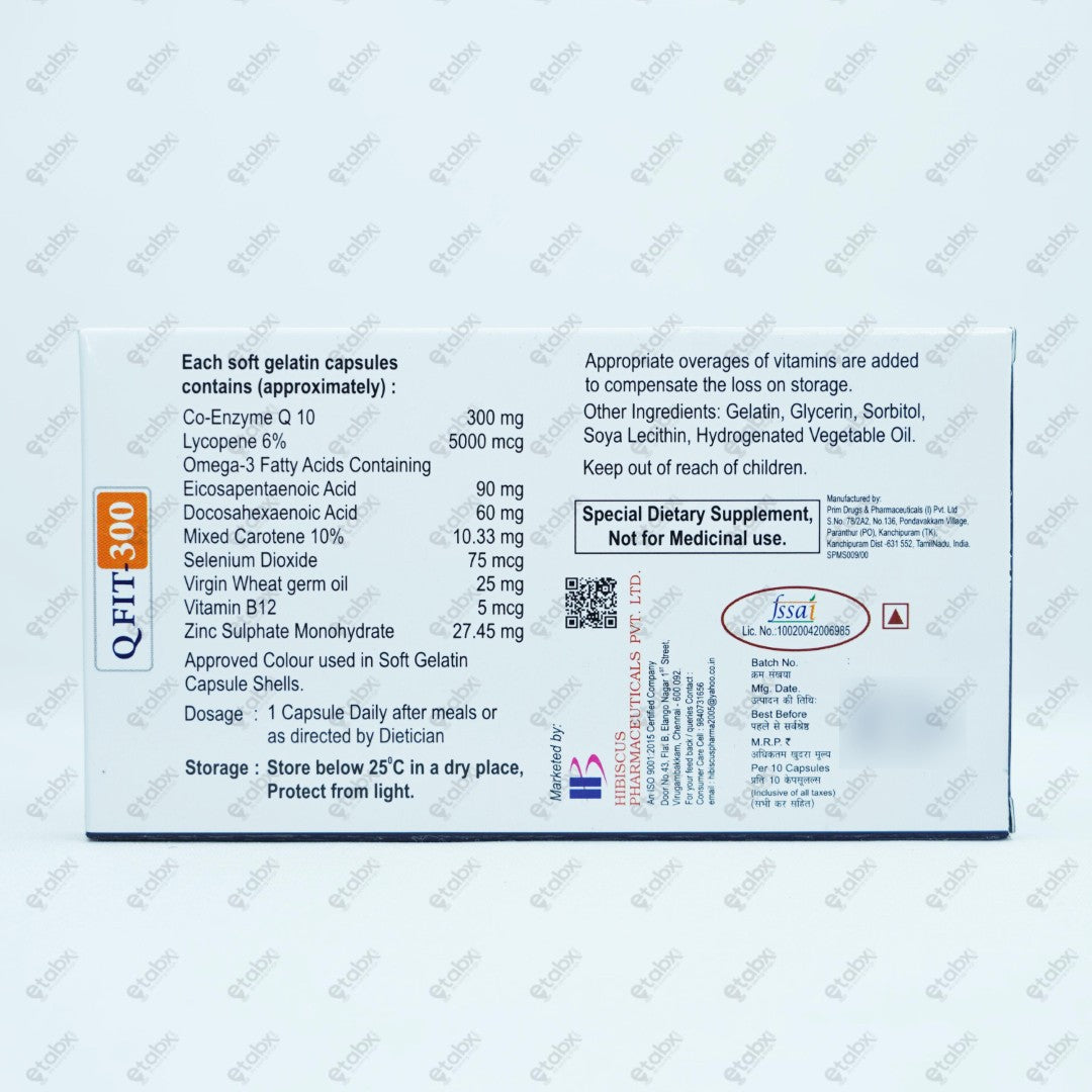 Q Fit 300mg Tablet 10's