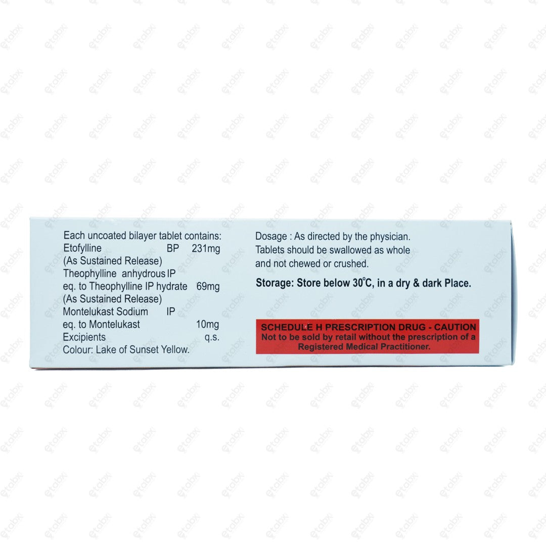 Deriphyllin M Tablets 10's