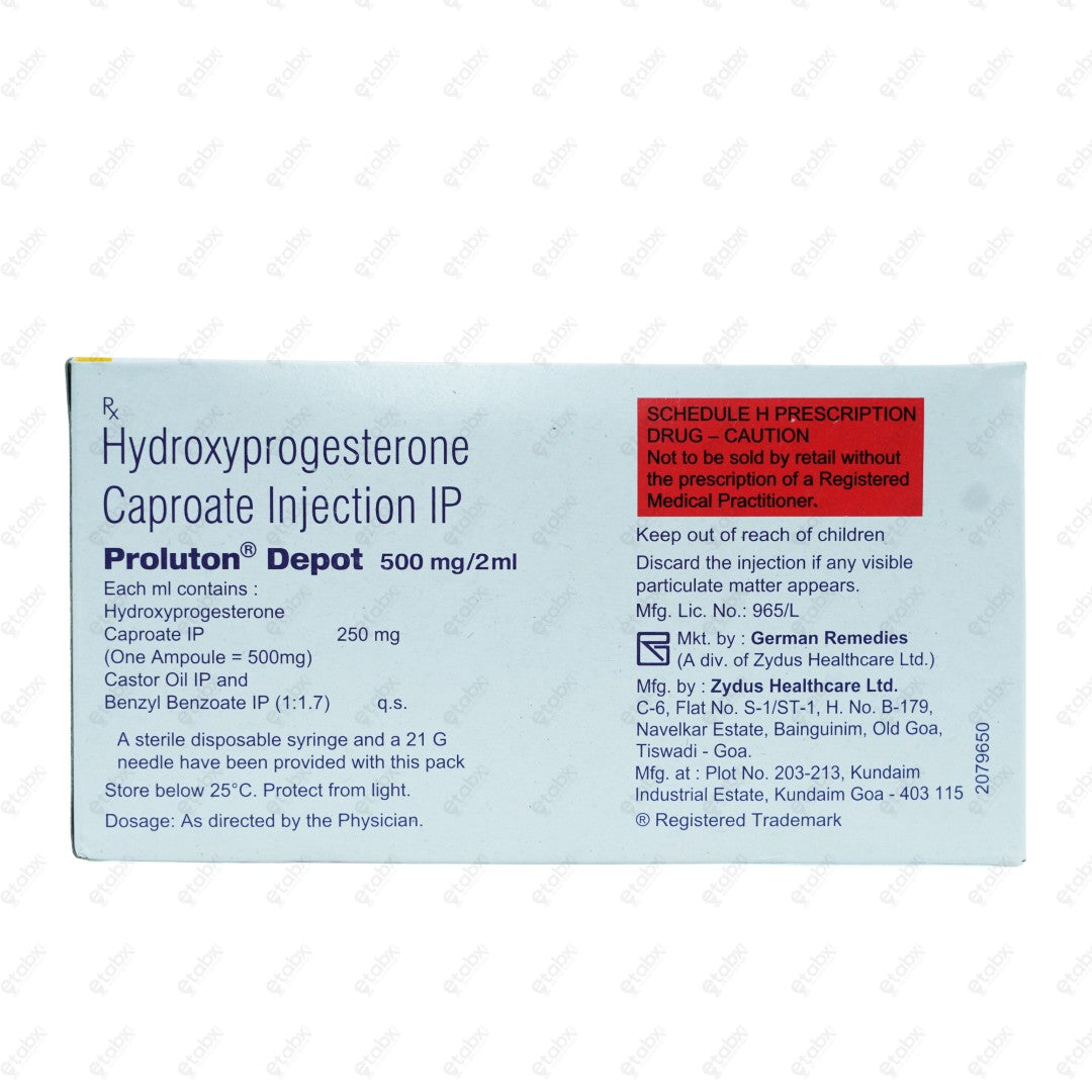 Proluton Depot 500mg Injection 2ml