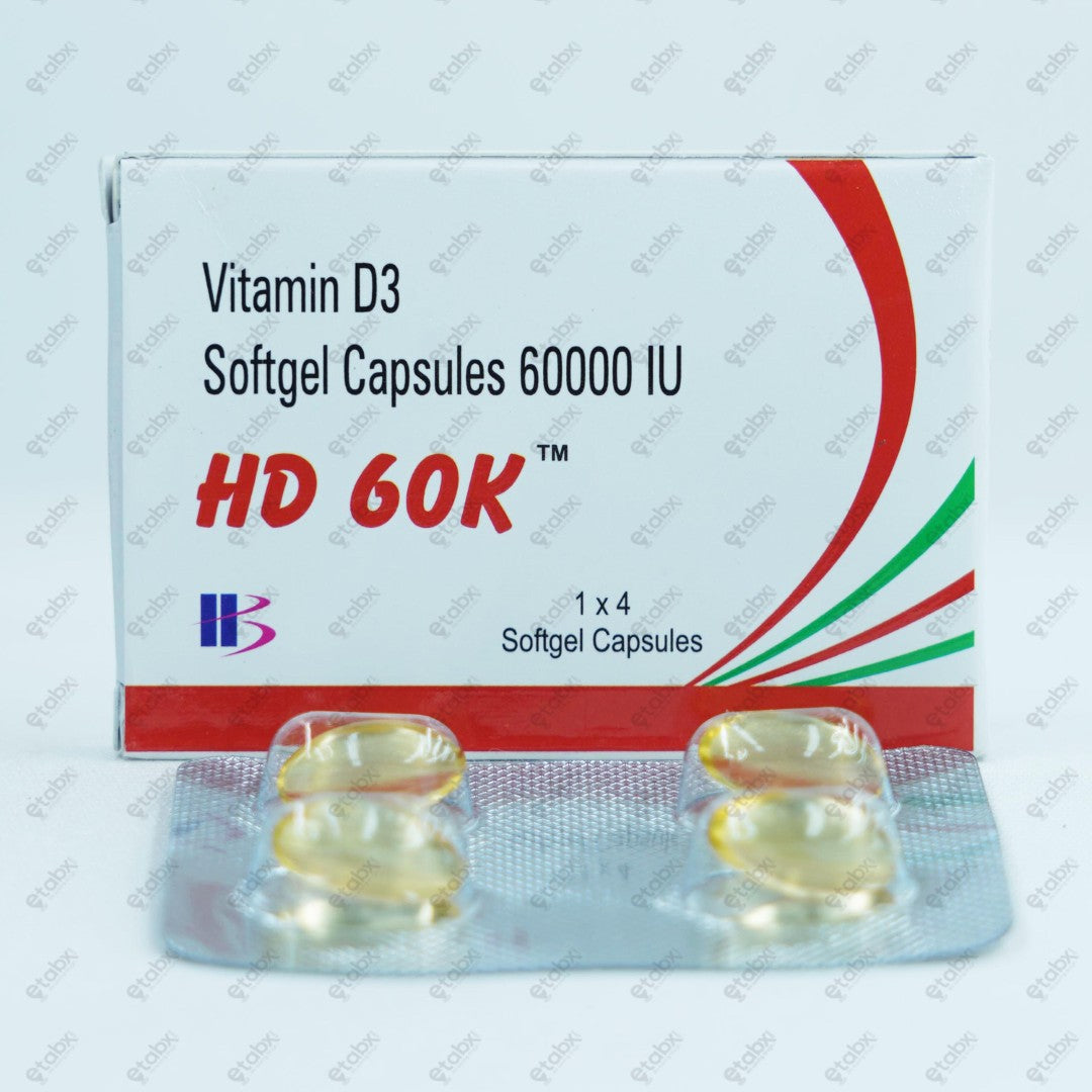 HD 60K Softgels 4's