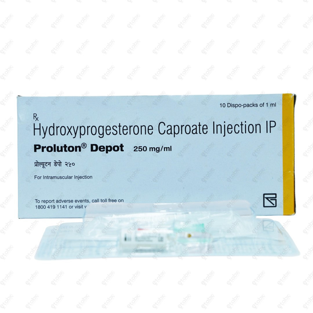 Proloton Injection PROLUTON Depot 250mg Injection (Hydroxyprogesterone) – ETABX