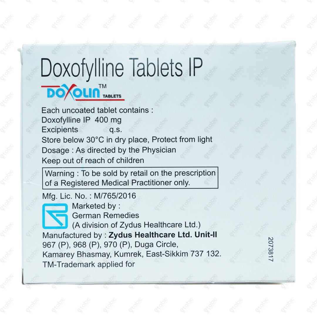 Doxolin 400mg Tablet 30's